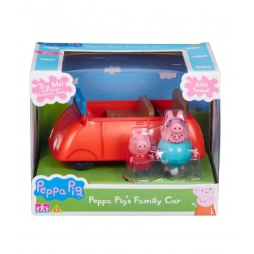 Peppa Pig Push Along Car with Daddy Pig